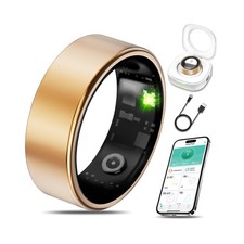 Smart Health Ring Fitness Tracker for Men Women, Rose Gold 8 USA FAST SHIP