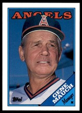 1988 Topps #774 Gene Mauch MG CL Angels