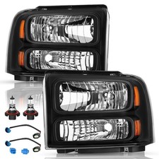 Headlights for 99-04 Ford F250 F350 F450 F550 00-04 Ford Excursion