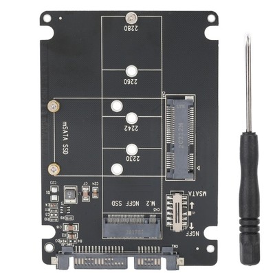 M.2 NGFF/MSATA zu SATA 3.0 Adapter SSD zu SATA Konverter Lesekarte Computer