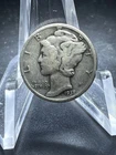 1937 D  Mercury Dime circulated 90% Silver Fine  # PS163