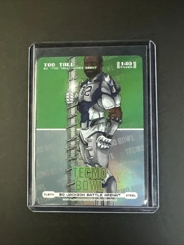 Too Tall 140 Power Bo Jackson Battle Arena Tecmo Bowl Steel TL574 Logo