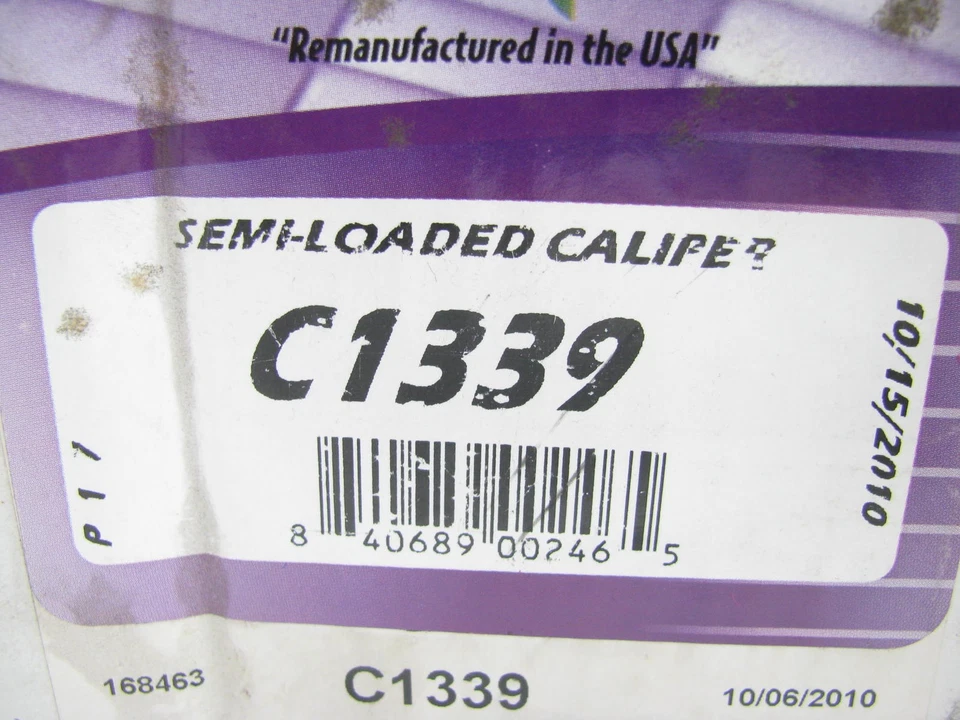 Pinza de freno trasera izquierda Reman C1339 para Subaru Impreza 1993-1995, 90-99 Legacy Foto 3 de 3