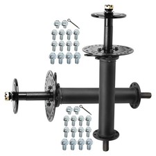 43" Rear Differential Axle Kit 6T 3 Stud Hub for 6/7/8" Wheels GoKart Trike Golf