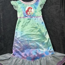 Disney Ariel Little Mermaid Fantasy Nightgown Costume Dress Pajamas Size 3T