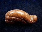 Old Nephrite Jade Stone Carved HongShan Culture Ancient Man Crouching #01242206 — photo 7