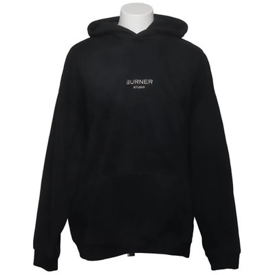Studio Studio, Kapuzenpullover, Größe: XXL, Schwarz, Baumwolle/Polyester #Egn
