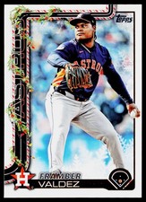 Framber Valdez 2025 Topps Holiday #H24 Houston Astros