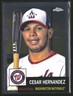 Cesar Hernandez 2022 Topps Chrome Platinum Anniversary #253 Washington Nationals