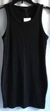 Forever 21 Juniors/Womens Size L Dress - Short LE Black Fitted Rib Knit Stretch