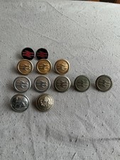 12 BRITISH RAILWAYS UNIFORM BUTTONS SEE LISTING