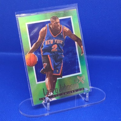 Larry Johnson New York Knicks eX2000 Vintage Skybox 1997 Basketball Karte #47