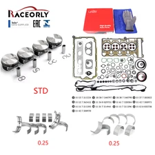 RACEORLY Engine Rebuild Piston STD Bearing 0.25 For BMW 320i Z4 E90 E85 N46B20B