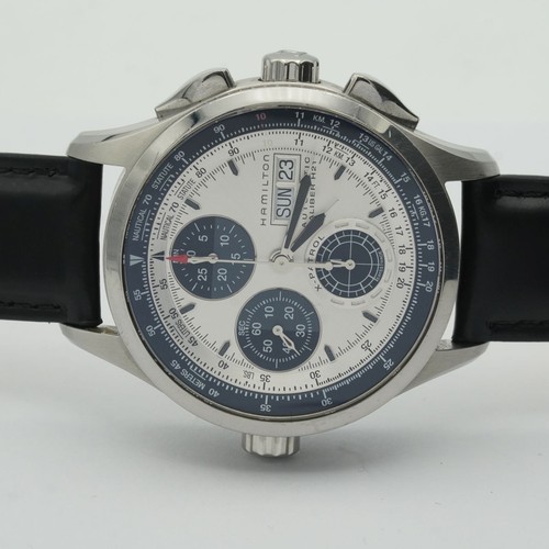 Hamilton X-Patrol Automatique Chrono Montre Hommes 42MM Beau État H765660 - Photo 6 sur 11