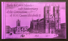 1978 Turks & Caicos Islands 25th Anniversary Coronation of QE II Bkt MNH ES3#188
