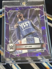 Topps Chrome Sapphire Wwe Jey USO Purple Sapphire 10/10