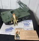 1983 Hasbro GI Joe Wolverine Tank-Near Complete w/Figure, BPs & FC-No Tow Rope