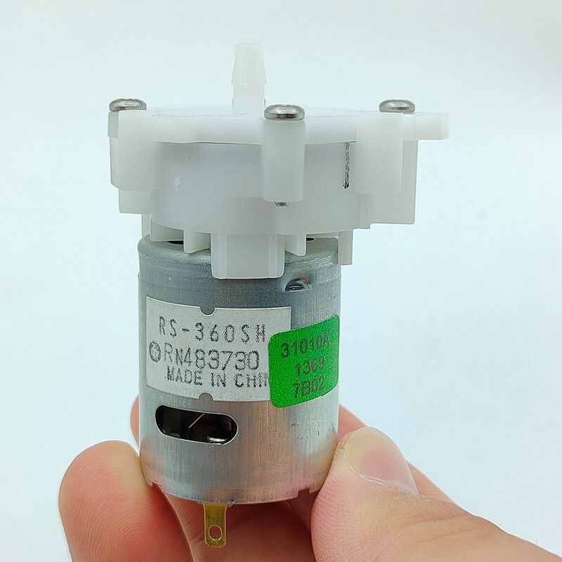 Mini Pompa Ad Ingranaggi DC 3-12V Mini Pompa Ad Ingranaggi Autoadescante Strumento Di Pompaggio Dell'acqua Dell'acquario Con Motore RS-360SH Per - Foto 13