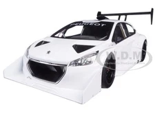 2013 PEUGEOT 208 T16 PIKES PEAK RACE CAR PLAIN WHITE VERSION 1/18 AUTOART 81355