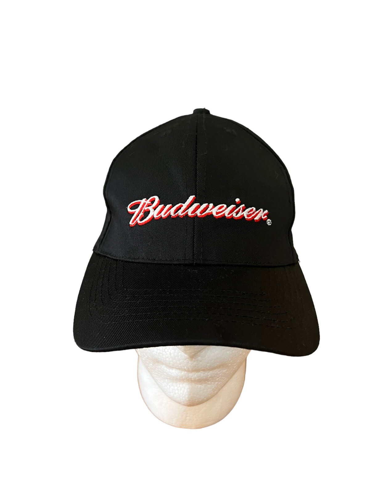 Budweiser Snapback Hat Spell Logo Cursive Embroid… - image 2