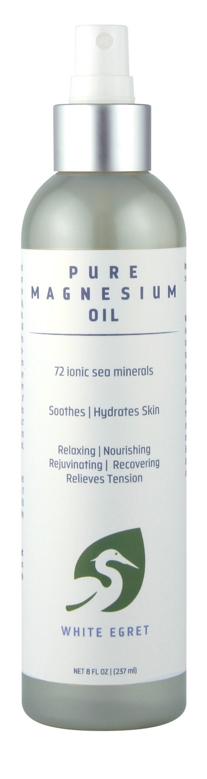 White Egret INC Pure Magnesium Oil 8 унций масла