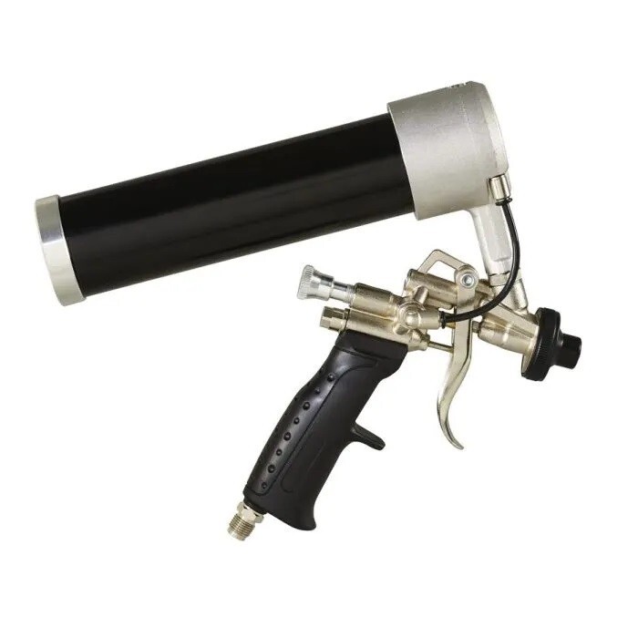 Spray Sealer Gun for the application of sprayable seam sealer. Professional
