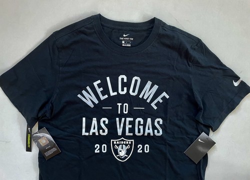 Las Vegas Raiders Nike Welcome To Inaugural Season Local Black T-Shirt Large - Picture 3 of 3