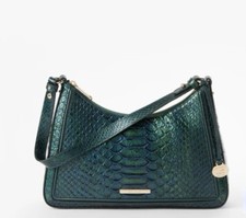 Brahmin Esme Evergreen Kalopsia Leather Shoulder Bag ----NWT