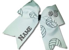 Volleyball Team Hair Bow Free personalization 