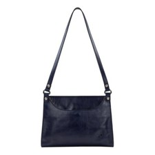  Patricia Nash Renata Leather Shoulder Bag - Oceano Blue - 229 RETAIL