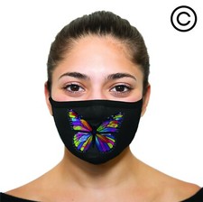 COLORFUL BUTTERFLY your face - face mask