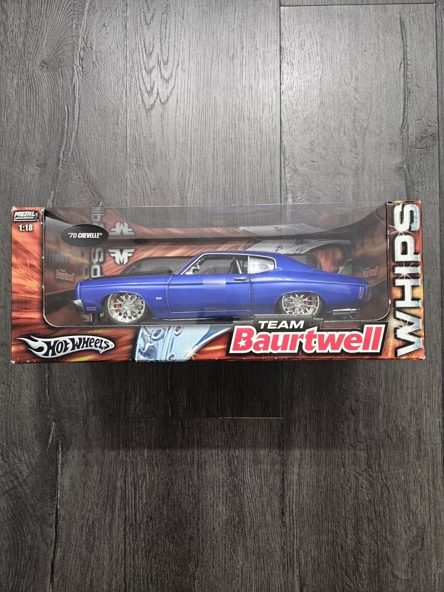 ホットウィール/'70 Chevyシボレー Chevelleシェベル 1/18 Rare! Hot Wheels 1:18 1970 Chevy Chevelle Team Baurtwell | eBay