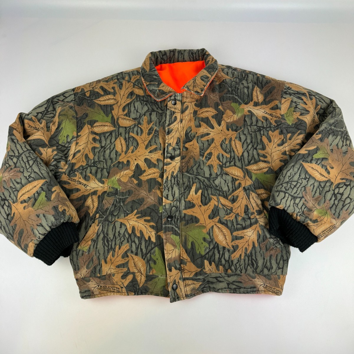 Vintage Bushmaster Mens Size XL Reversible Camo / Blaze Orange