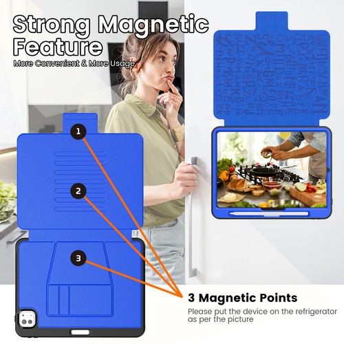 Smart Magnetic Buckle Leather Cover Stand Armor Case For iPad Pro M4/Air M3 2025 - Picture 39 of 81