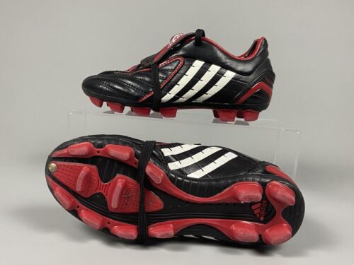 2007 Adidas Predator Traxion FG UK 12.5K vintage football soccer boots cleats - Afbeelding 1 van 10