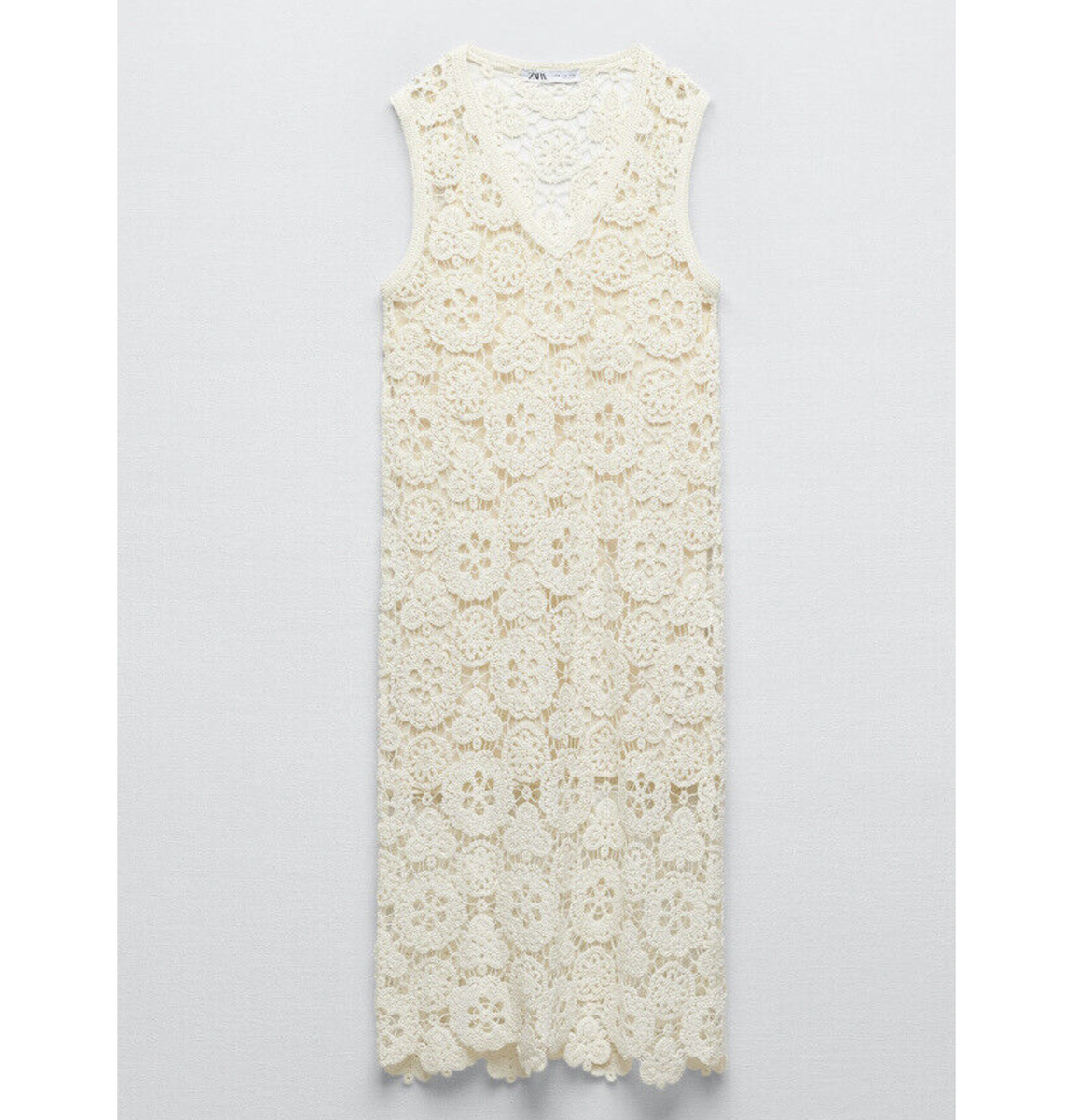 ZARA $89 MACRAM CROCHET KNIT DRESS LINED FLORAL ECRU WHITE S,M 2893/031 NEW | eBay ZARA $89 MACRAM CROCHET KNIT DRESS LINED FLORAL ECRU WHITE S,M 2893/031 NEW | eBay
