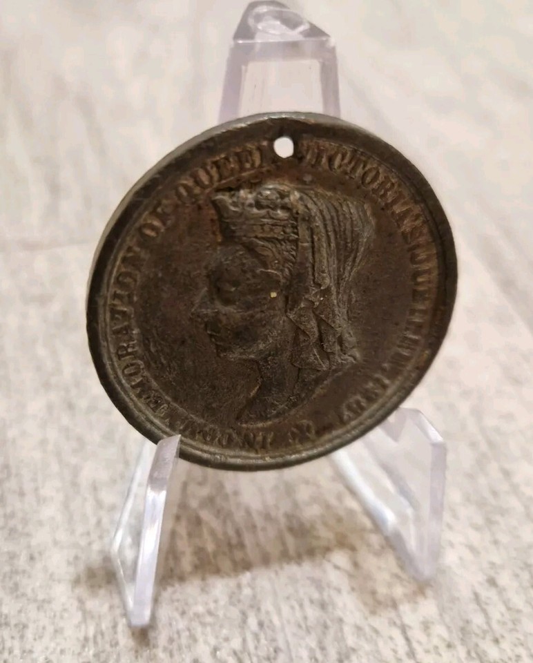 Queen Victoria Golden Jubilee medal medallion Burton On Trent 1887 eBay