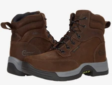 Chippewa Fabricator Ash Brown Waterproof Composite Toe Mens 12 Wide Boots New