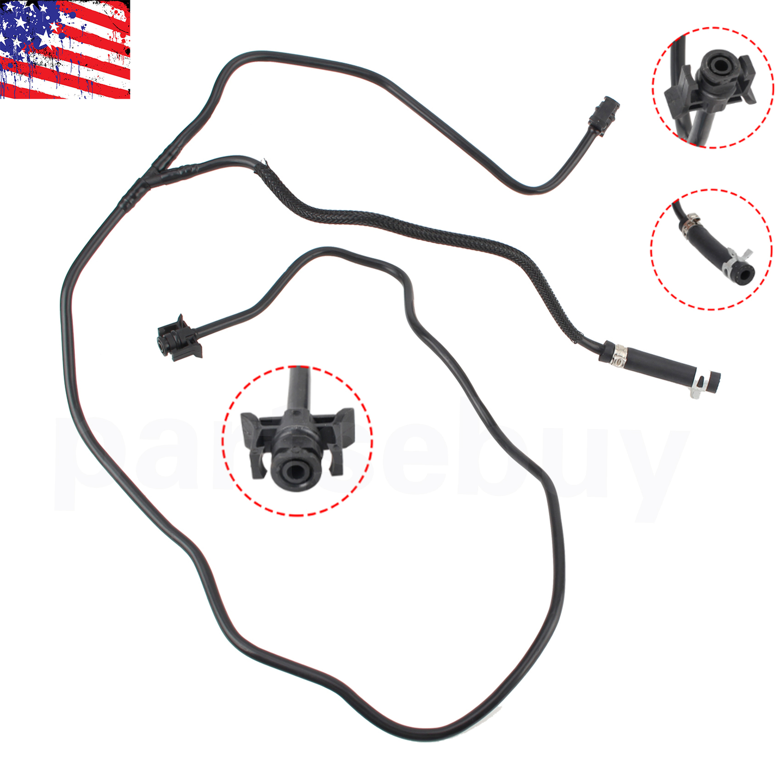 New Coolant Reservoir Hose For Ford Focus 2012 2013 2014 20152018 CV6Z8K012K eBay