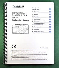 Olympus Pen E-PL9 Instruction Manual: 187 Pages Protective Covers