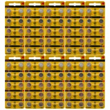 Kodak LR1130 AG10 Alkaline Button Cell Batteries Pack Of 100
