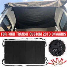 Rear Barn Door ELUTO Awning Cover Black Waterproof 180cm For Ford Transit Custom
