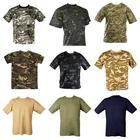 Mens Military Camouflage Camo T Shirt Army Combat Hunting Top Desert MTP DPM UK