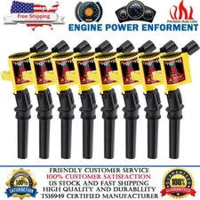 Ignition Coils 8 Pack For Ford 4.6L 5.4L 6.8L F150 F250 F550 Lincoln DG508 FD503