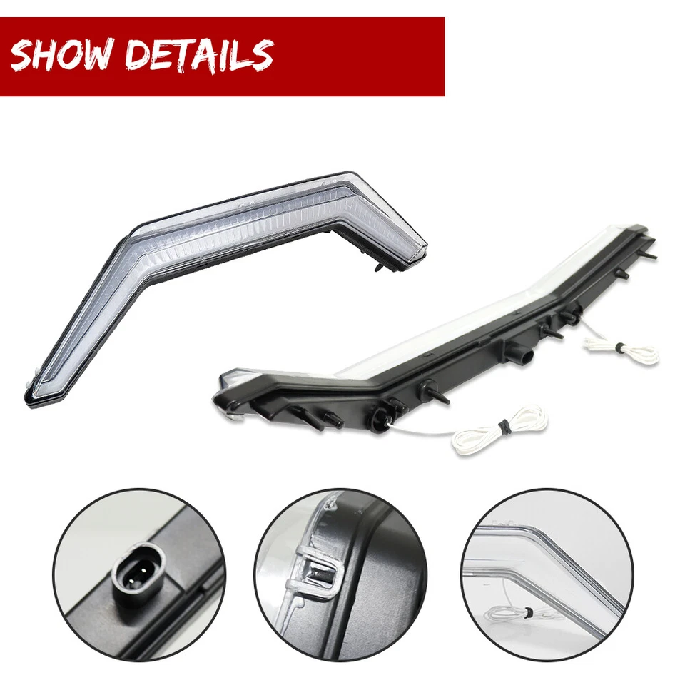 Luz LED de acento delantera con señal secuencial para Polaris RZR PRO XP / 4 2020-2024 Foto 4 de 4