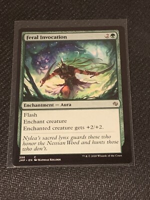 Magic the Gathering Jumpstart Feral Invocation | eBay