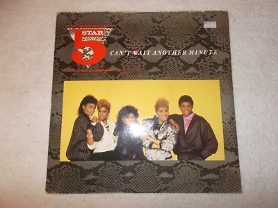 Vinyl 12 inch Record Single 5 Star Can't Wait Another Minute 1986 B