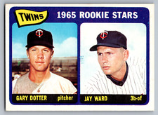 Click to enlarge Twins 1965 Rookie Stars (Gary Dotter / Jay Ward)