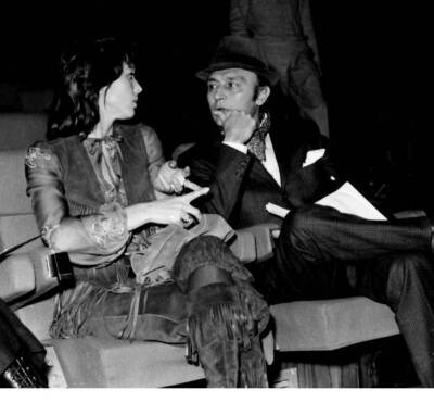 Elsa Martinelli with Tony Leblanc in `Song 1971 1971 OLD PHOTO