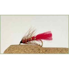Soldier Palmer Wet Trout Flies, 6 Pack, Choice of Sizes Good for Grayling also